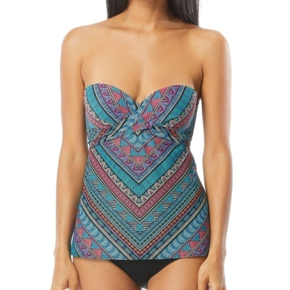 NWT Coco Reef Five Way Bra Sized Underwire Tankini Top - Santa Cruz - Picture 3 of 7